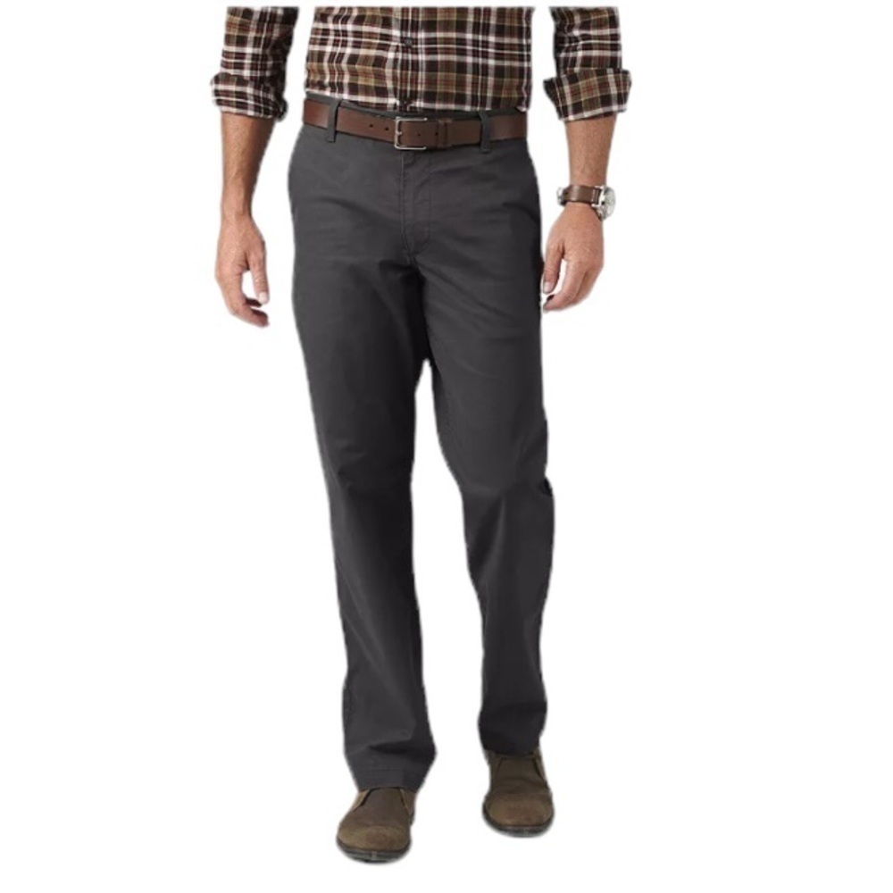Men’s Dockers Pacific Modern Khaki Pants Black Size 34 x 29 #1038